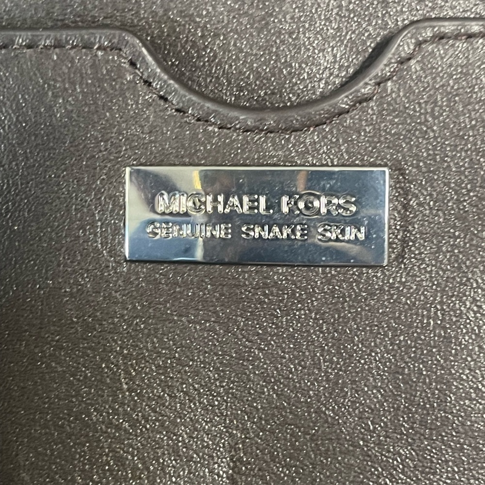 Michael Kors REAL Snakeskin Tote and Wallet Set - Picture 6 of 15